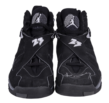2003 Kobe Bryant Game Used Pair of Nike Air Jordan VIII Sneakers - Extremely Rare Sneakers! (MEARS)